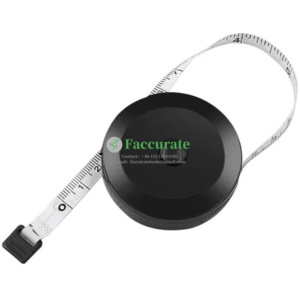 portable soft tape measure available in multiple colors, flexible vinyl measuring tape for sewing and body measurement