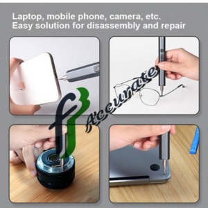 precision electric screwdriver with extension rod