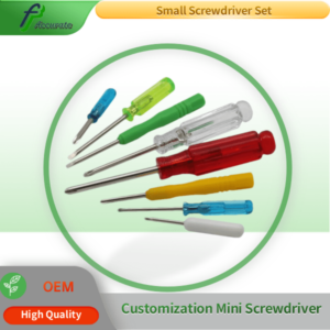 mini screwdriver set for eyeglasses repair – a compact screwdriver set designed for eyeglass repairs, featuring tiny flathead and phillips heads.
