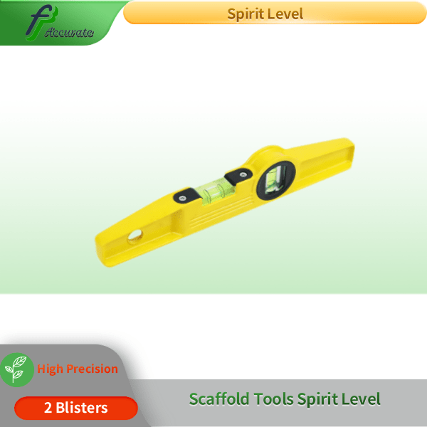 High precision spirit level for construction professionals