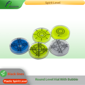 Close-up of a precision universal spirit level with small bubble for accurate measurements.
