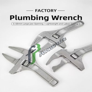 Rust-resistant adjustable wrench for everyday maintenance and repairs.