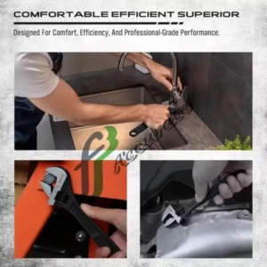 Compact design for tight spaces and convenient handling.