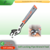 Self-locking adjustable wrench