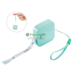 macaron-colored push-button retractable tape measure