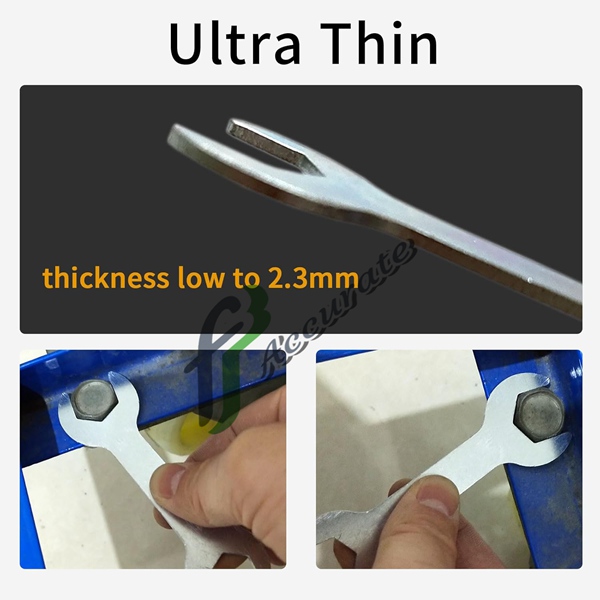 Portable wrench set for small-scale projects and tasks.