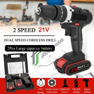 Keyless chuck cordless drill for easy bit changes