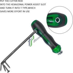 rust-proof and corrosion-resistant black finish on the screwdriver.