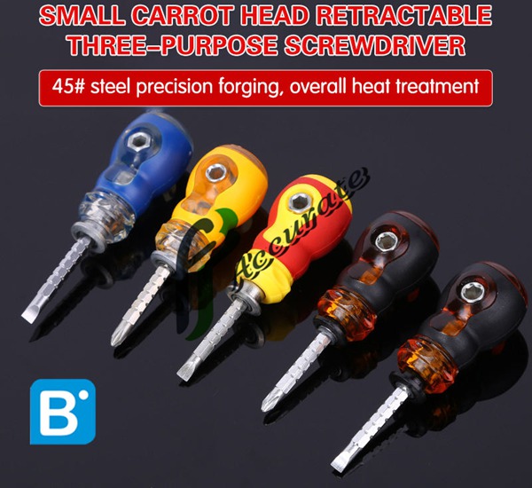 mini screwdriver with ergonomic grip