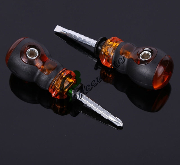 Versatile Hexagonal Slot - Converts into a T-type screwdriver for tight screws