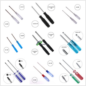 mini screwdriver set with versatile tips – a photo showcasing the set's various screwdrivers with interchangeable tips, perfect for a wide range of tasks.