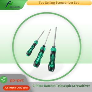 adjustable telescopic screwdriver with extendable rod.