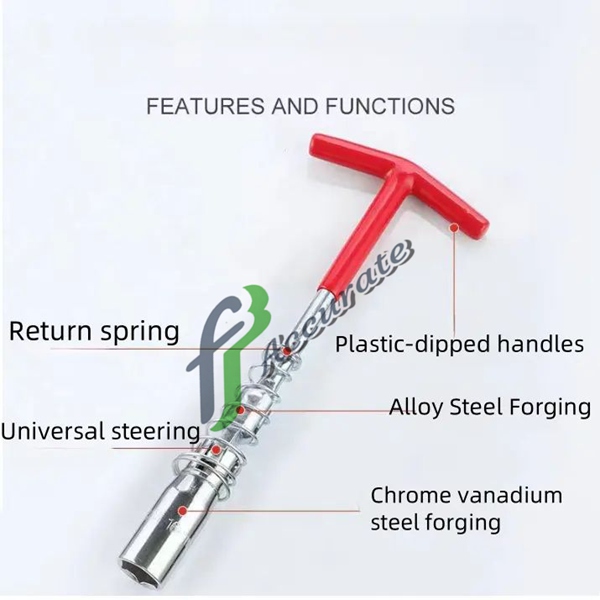 Heat-treated spring for increased elasticity and smooth operation.