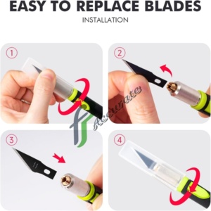 Precision Hobby Knife Set with Extra Blades