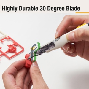 Ideal for cutting paper, vinyl, plastic, fabric, and leather.