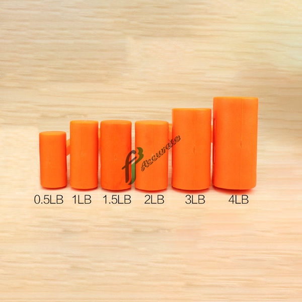 Multi-purpose orange rubber hammer for woodworking and assembly