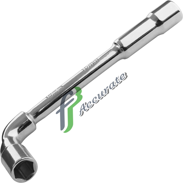 Double-ended hex wrench with a strong grip and smooth surface, ideal for heavy-duty use.