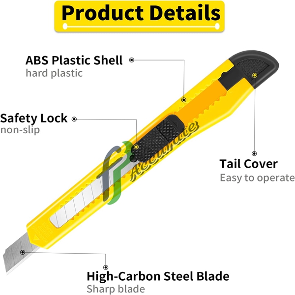 Precision cutting utility knife for DIY projects