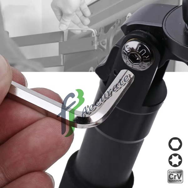 High-quality L-shaped hex wrench set with corrosion-resistant finish.