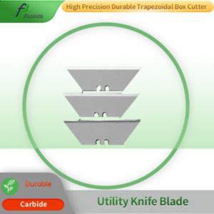 Long-lasting carbide blades for cutting cardboard and plastic